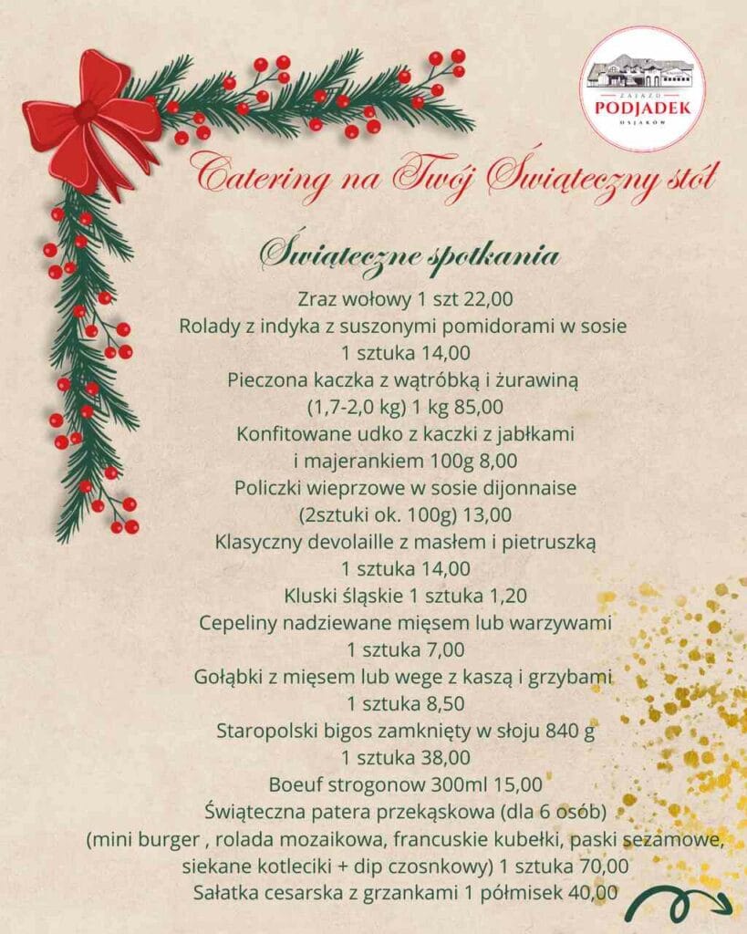Podjadek oferta swiateczna