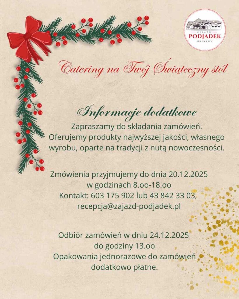Podjadek oferta swiateczna