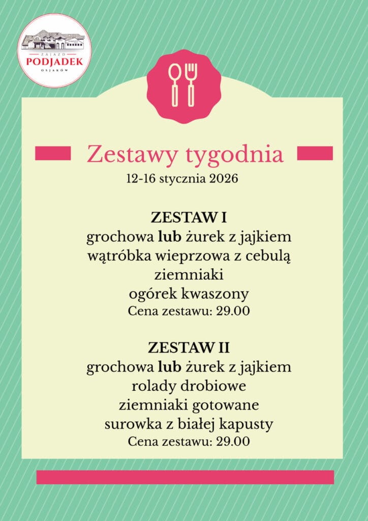 PODJADEK tygodniowe zestawy obiadowe