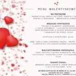 Walentynki Menu