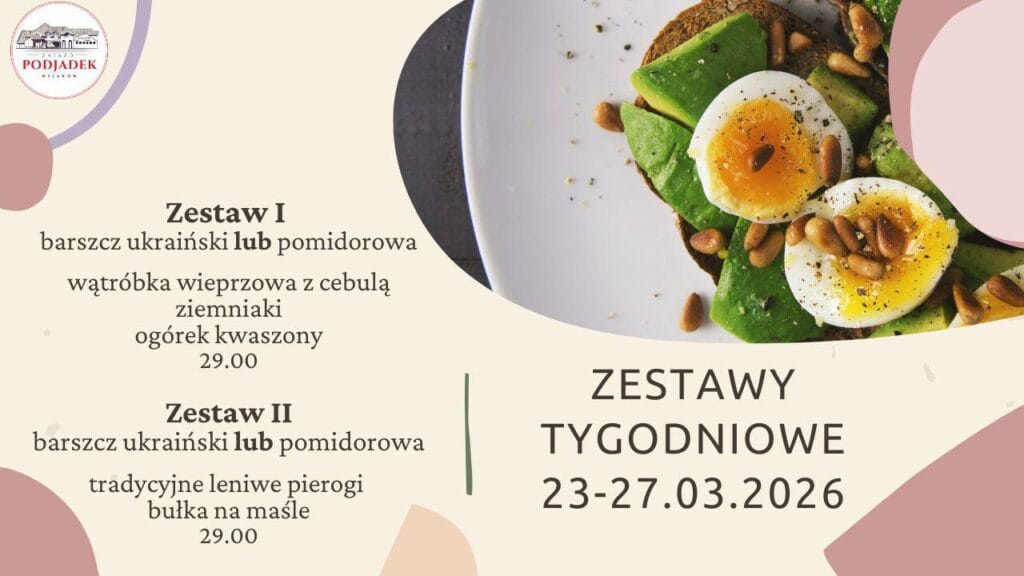 PODJADEK tygodniowe zestawy obiadowe