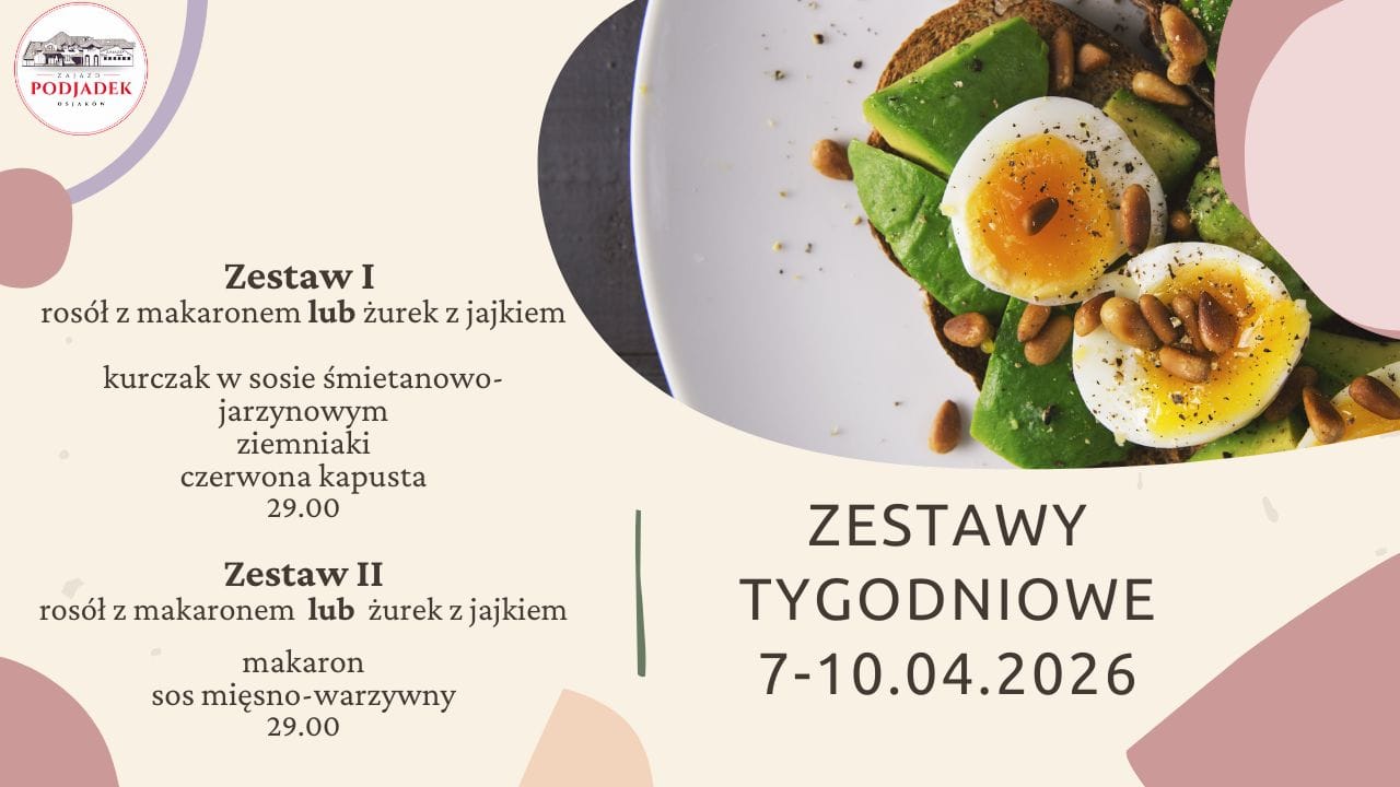Read more about the article PODJADEK tygodniowe zestawy obiadowe