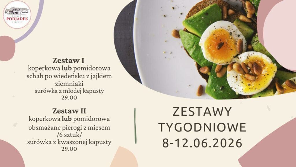 PODJADEK tygodniowe zestawy obiadowe