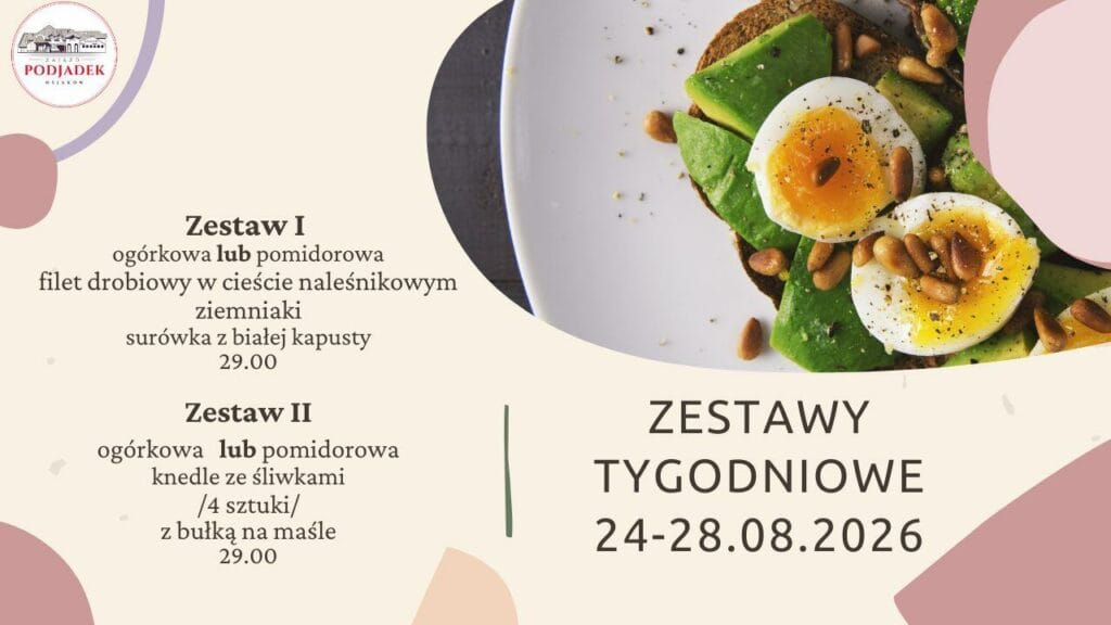 PODJADEK tygodniowe zestawy obiadowe